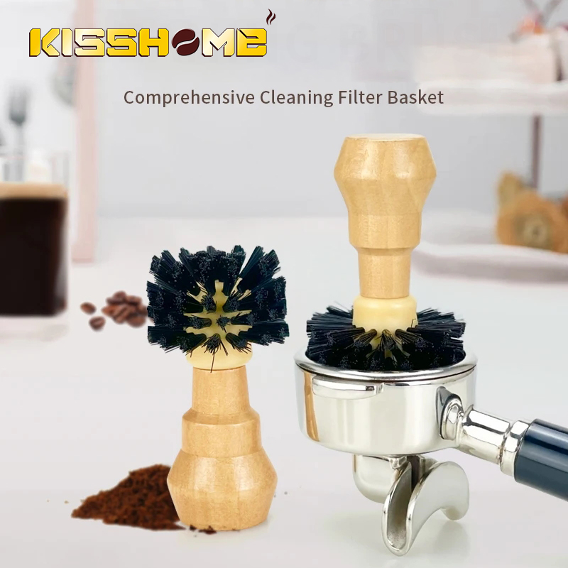 Coffee Equipment At Home - Очиститель кофейной кисти из массива дерева,