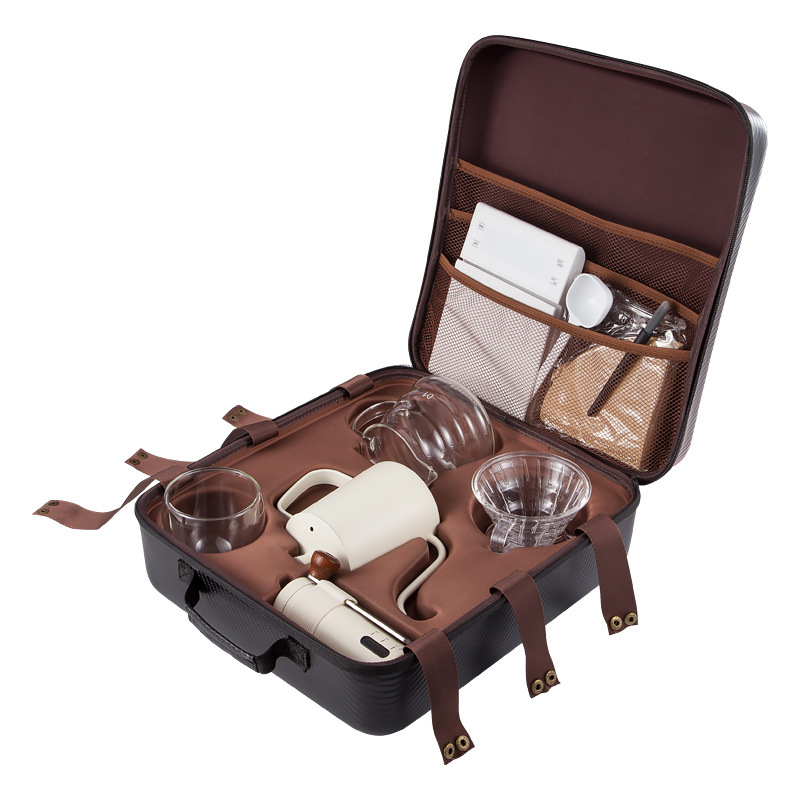 Coffee Equipment Kit - Комбинированный кофейный набор: ручная кофемолка, фильтр-стакан,