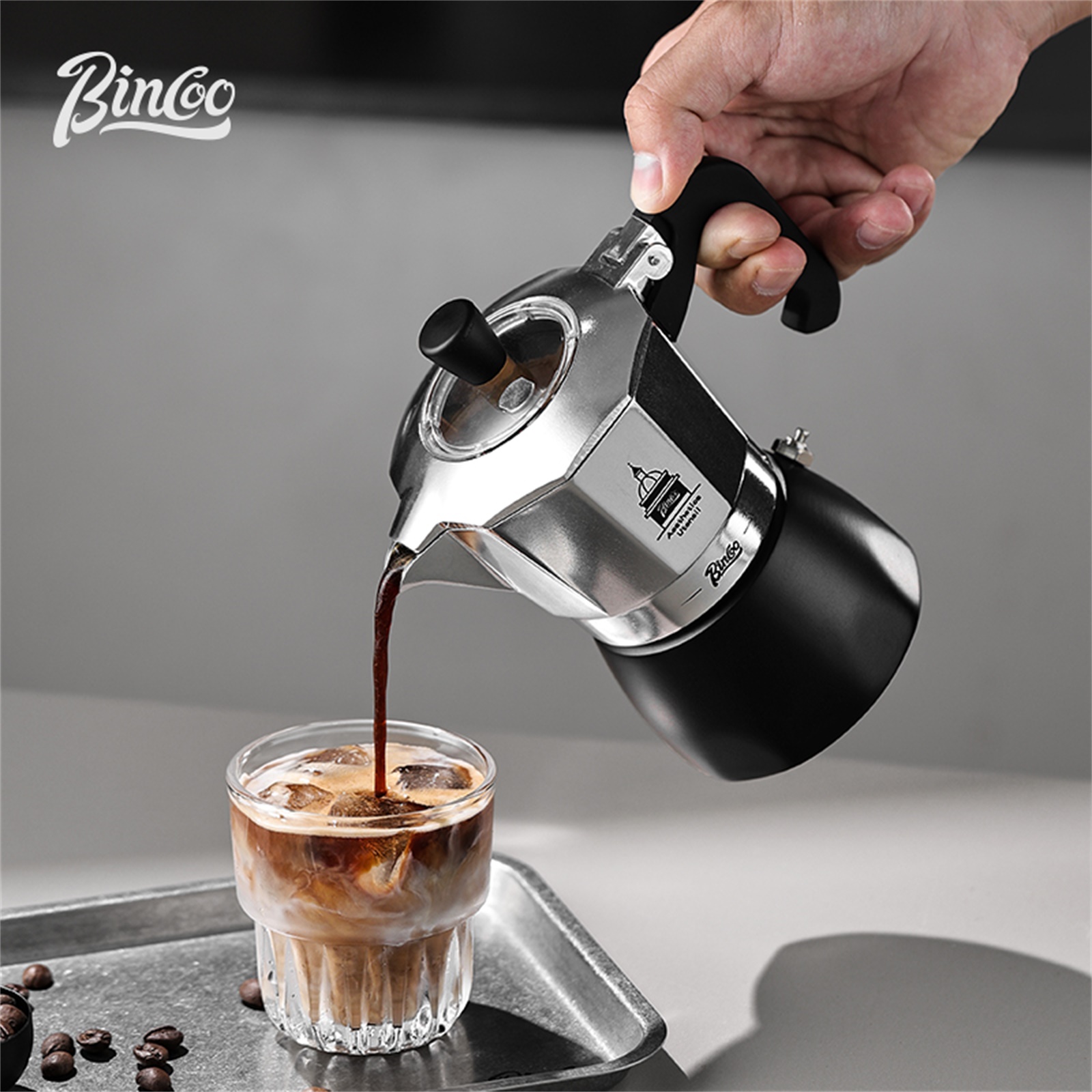 Мока-горшок BINCOO с двойным к – обзор и цена Coffee Equipment At Home