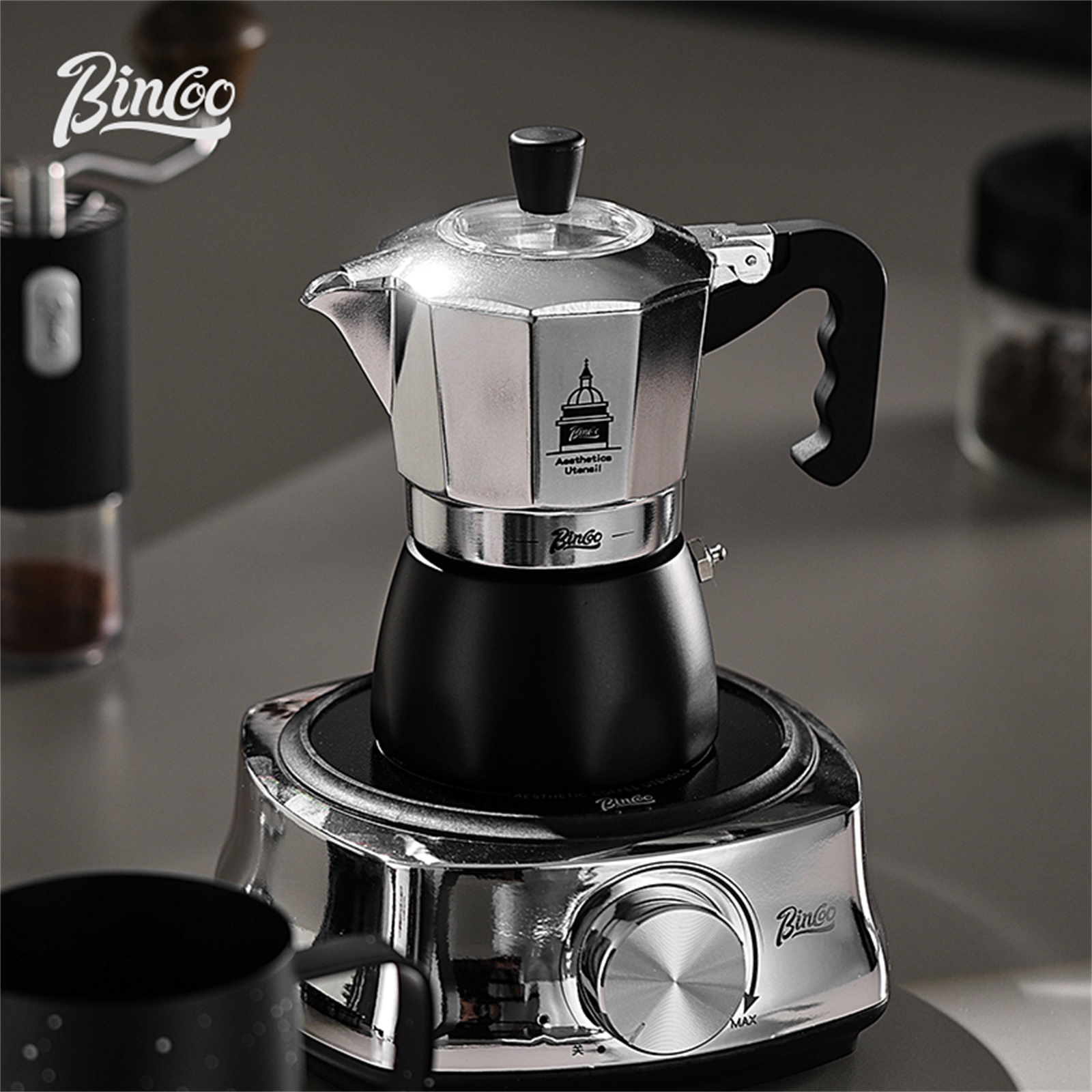 Мока-горшок BINCOO с двойным к – обзор и цена Coffee Equipment At Home