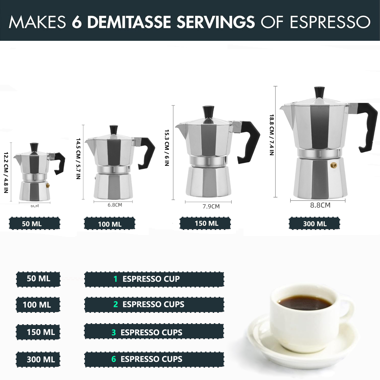 Классическая алюминиевая мока- – обзор и цена Coffee Equipment For Home