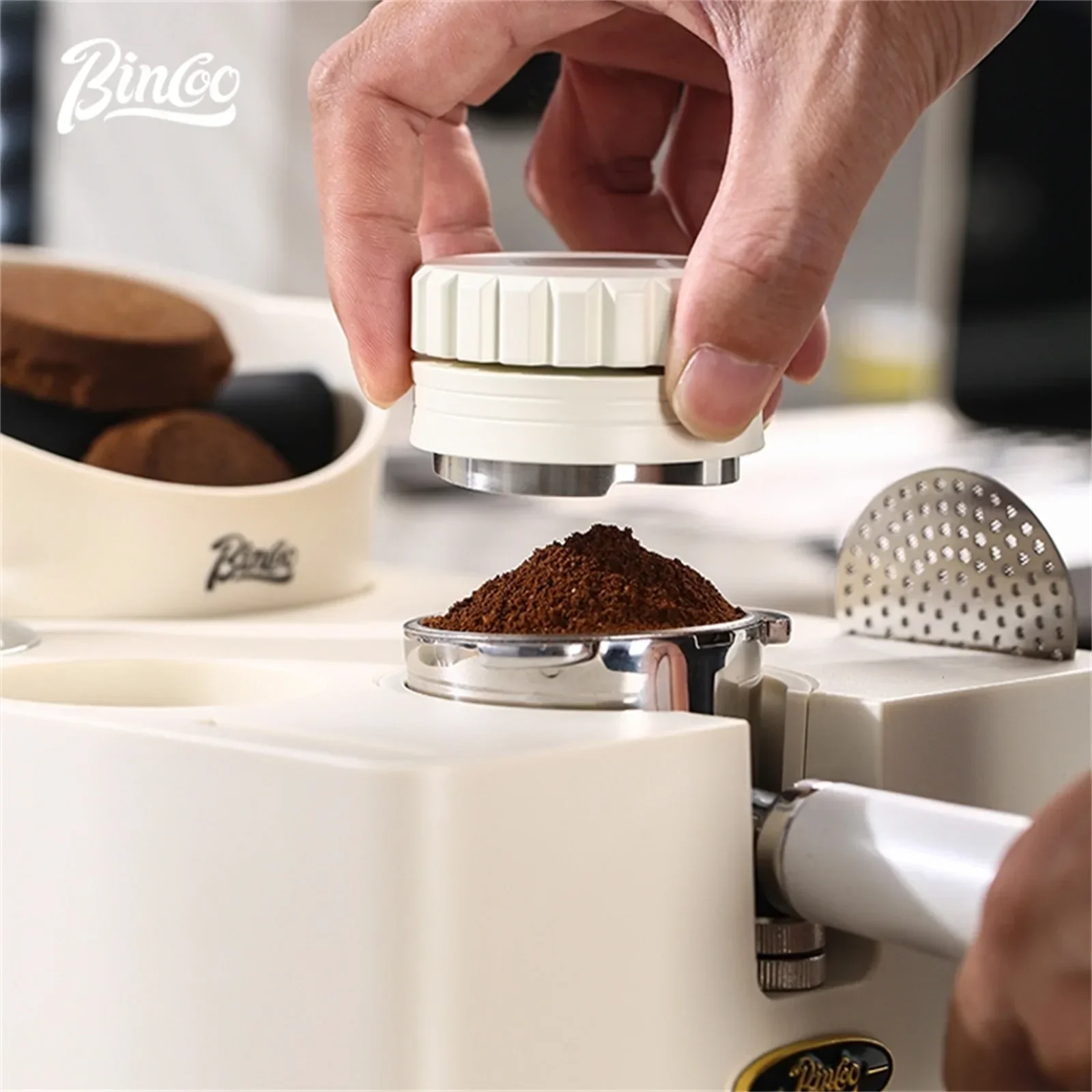 Пресс для кофейного порошка Bi – обзор и цена Coffee Equipment At Home