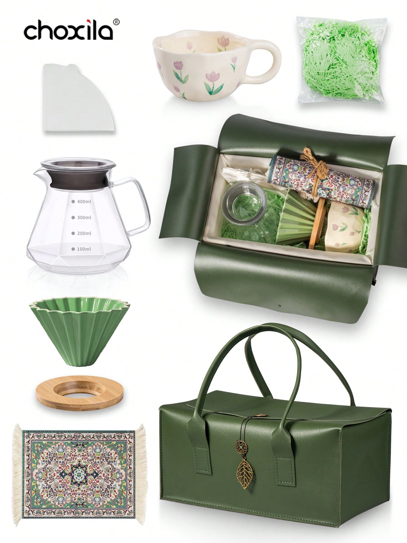 8 шт. набор для наливания кофе – обзор и цена Coffee Equipment Kit